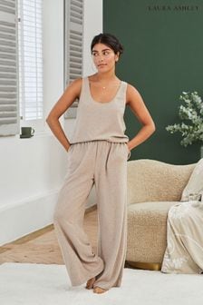 Laura Ashley Oatmeal Knit Lounge Trousers (D55101) | 179 SAR