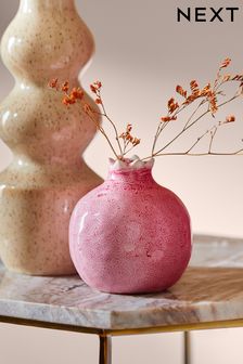 Pink Ceramic Pomegranate Ornament (D55399) | $14