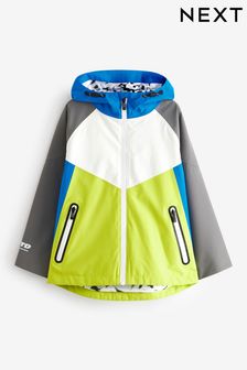 Blue Colourblock Waterproof Lined Anorak Jacket (3-16yrs) (D55456) | €33 - €45