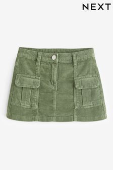 Khaki Green Cargo Skirt (3-16yrs) (D55533) | AED40 - AED57