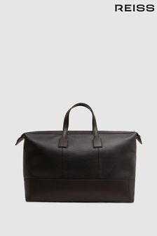 Reiss Chocolate Carter Leather Holdall (D55833) | €378