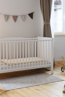 Little Acorns White Sleigh Cot Bed Without Drawer (D56182) | 1,450 zł