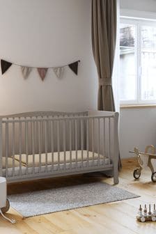 Little Acorns Light Grey Sleigh Cot Bed Without Drawer (D56197) | 1,450 zł