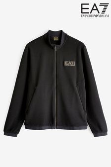 Emporio Armani EA7 Gold Label Zip Through Black Sweatshirt (D56381) | 268 €