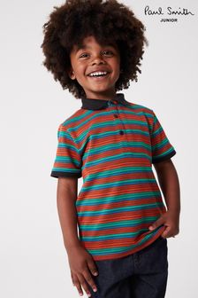 Paul Smith Junior Boys Short Sleeve Colourful Polo Shirt (D56514) | €21.50