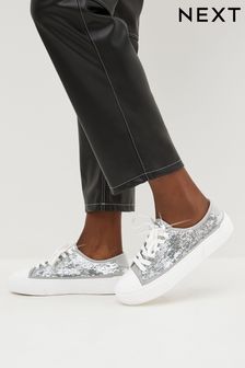 Silver Chunky Trainers (D56702) | 80 zł