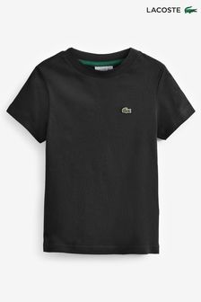 Noir - Lacoste Childrens Essential Cotton T-shirt (D56721) | €23 - €41