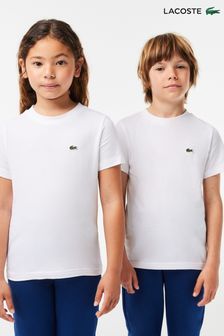 Bílá - Lacoste Childrens Essential Cotton T-shirt (D56729) | 795 Kč - 1 390 Kč