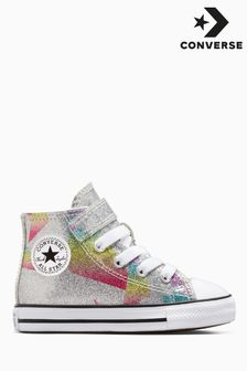 Converse Silver Infant Easy On Prism Trainers (D56939) | €25