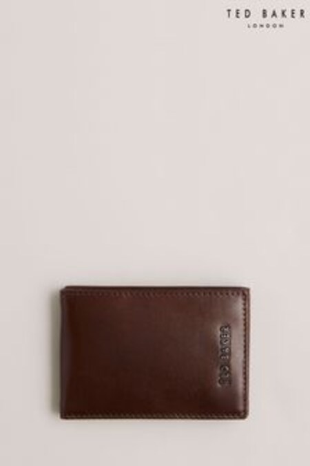 Ted Baker Sammey Brown Folded Leather Cardholder (D57184) | 54 €