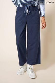 Blue - White Stuff Harper Wide Leg Trousers (D57259) | kr1 190