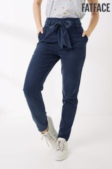 FatFace Blue Paperbag Trousers (D57545) | 165 zł