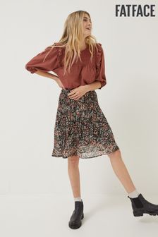 FatFace Black Blush Floral Kayleigh Skirt (D57592) | €27