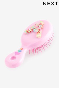Bright Pink E Inital Hairbrush (D57679) | AED29