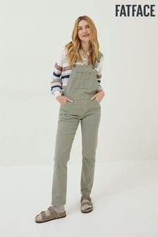 FatFace Green Lewes Canvas Dungarees (D57788) | €43.50