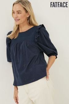FatFace Blue Marlo Embroidered Top (D57803) | 138 zł