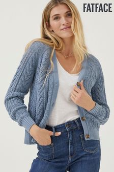FatFace Blue Lucy Cable Cardigan (D57840) | €68