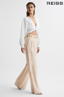 Reiss Nude Izzie Wide Leg Occasion Trousers (D57961) | €95