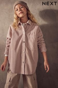 Розовый вельветовый - Куртка свободного кроя  (3-16 лет) (D58096) | €22 - €28