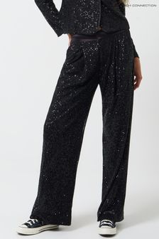 French Connection Black Alindava Sequin Suit Trousers (D58491) | €60