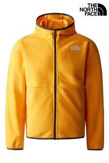 Amarillo - Polar para adolescente con cremallera y capucha Glacier de The North Face (D58786) | 71 €
