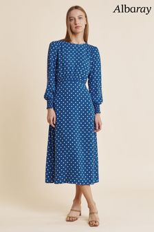 Albaray Blue Spot Dress (D58985) | 120 €