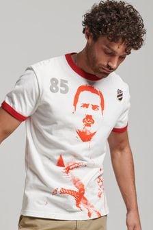 Superdry Ringspun Allstars Fm Graphic Ringer T-shirt (D59010) | 40 €