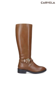 Carvela Brown Rider High Boots (D59145) | €211