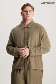Zelena - Calvin Klein srajca iz flanele  Pure (D59212) | €34