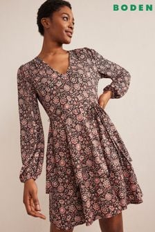 Boden Pink Tiered Mini Jersey Dress (D59281) | 285 zł