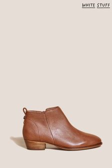 White Stuff Willow Natural Leather Ankle Boots (D59327) | 106 €