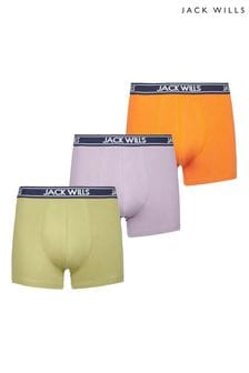 Jack Wills White Daundley Boxers  3 Pack (D59520) | 190 zł