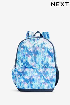 Blue Tie Dye Backpack (D59642) | $33