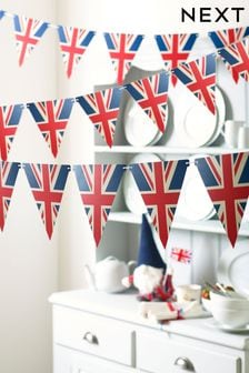 Red Decorative Coronation Flag Bunting (D59663) | kr134