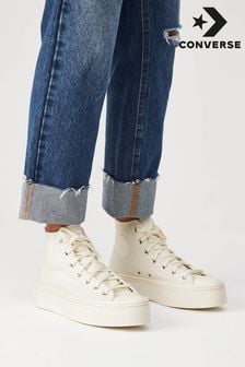 Converse Off White Chuck Taylor All Star Modern Lift Trainers (D59707) | €55