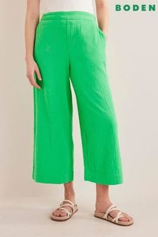 Boden Green Relaxed Cheesecloth Trousers (D59794) | 50 €