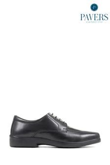 Pavers Gents Lace Black Smart Shoes (D60022) | kr1 010