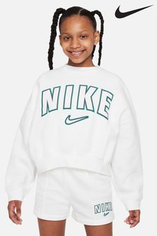 White - Nike Trend Fleece Sweatshirt (D60030) | kr820