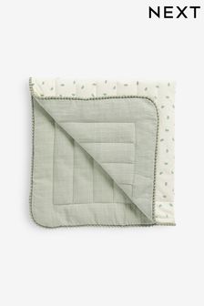 Green Quilted Baby Blanket (D60143) | €28