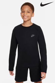 Črna - Flis pulover Nike Tech (D60158) | €86