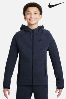 Nike Dark Blue Tech Fleece Zip Through Hoodie (D60171) | €100