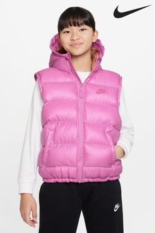 Nike Pink Therma Fit Padded Water Repellent Gilet (D60309) | €44