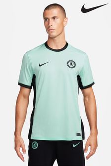 Nike Green Blank Chelsea FC Stadium 23/24 Third Football Shirt (D60598) | kr1,038