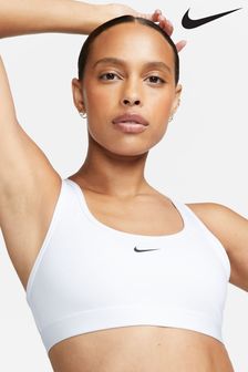 Nike White Swoosh Light-Support Sports Bra (D60608) | 51 €