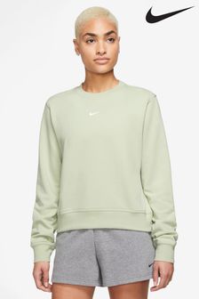 Nike Mint Green Dri-FIT One Long-Sleeved Crew-Neck Top (D60640) | €34