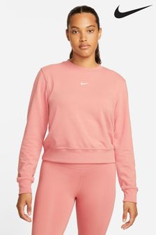 Розовый - топ с длинными рукавами и круглым вырезом Nike Dri-fit One (D60687) | €36