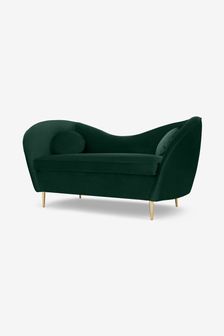 MADE.COM Modern Velvet Bottle Green Kooper 2 Seater Sofa (D60713) | €1,102.50