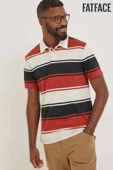 FatFace Red Hastings Stripe Polo Shirt (D60942) | €20