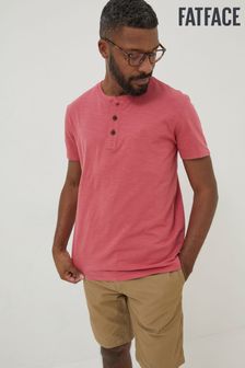 FatFace Pink Henley T-Shirt (D61000) | €16