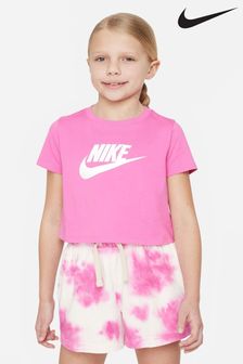 Nike Pink Futura Cropped T-Shirt (D61116) | €26